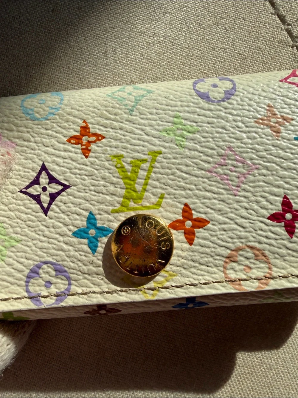 Authentic Louis Vuitton Murakami 4-Key Holder